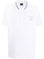 Paul & Shark polo à logo imprimé - Blanc