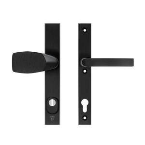 AXA 6767 Veiligheidsbeslag Edge Plus smal Wing-knop+kruk Blok PC92 anti-kerntrek F8 - 6767-49-18/92K