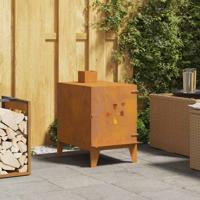 VidaXL Campingkachel 35x50x60 cm cortenstaal VidaXL Campingkachel 35x50x60 cm cortenstaal