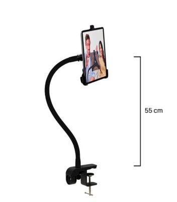 Tablet houder met klem voor 9 t/m 11 inch met 55 cm hals