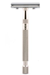 TIMOR double edge safety razor chroom 100mm handvat