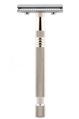 TIMOR double edge safety razor chroom 100mm handvat