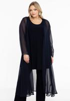 Yoek Vest lang | Blauw | Maat 58/60