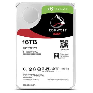 Seagate IronWolf Pro ST16000NT001 interne harde schijf 16 TB 7200 RPM 256 MB 3.5"