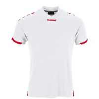 Hummel 110007K Fyn Shirt Kids - White-Red - 116 - thumbnail