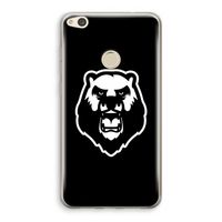 Angry Bear (black): Huawei Ascend P8 Lite (2017) Transparant Hoesje