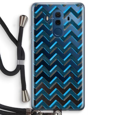 Onderbroken lijn: Huawei Mate 10 Pro Transparant Hoesje met koord