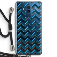 Onderbroken lijn: Huawei Mate 10 Pro Transparant Hoesje met koord