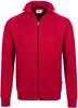 Hakro 606 Sweat jacket College - Red - L