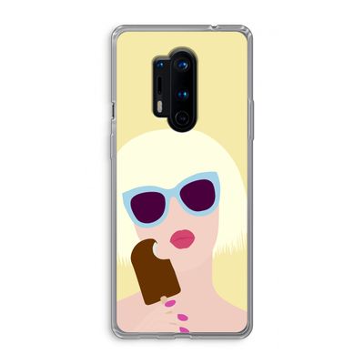 Ice cream: OnePlus 8 Pro Transparant Hoesje