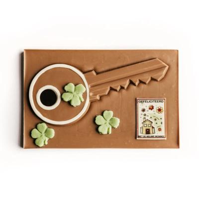 Chocolade sleutel op reep groot Chocolade sleutel op reep groot