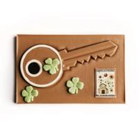 Chocolade sleutel op reep groot
