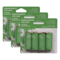 Luance Vliegenvanger - 12x stuks - plakstrips - insectenbestrijding - vliegen vangen