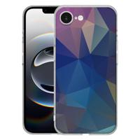 TPU Hoesje iPhone 16e - Polygon Dark Backcover