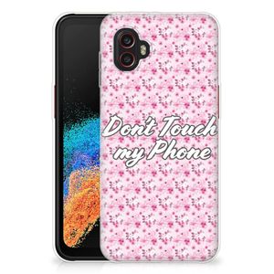 Samsung Galaxy Xcover 6 Pro Silicone-hoesje Flowers Pink DTMP