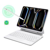 iPad Pro 11ʺ (2025) Rebound Magnetic Keyboard Case 360 Pencil Bundle - US Layout-White