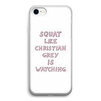 Christian Grey: iPhone SE 2020 Transparant Hoesje
