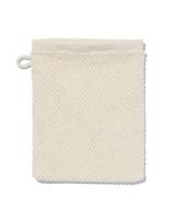 HEMA Tweedekans washand recycled katoen 16x21 ecru (ecru)