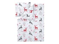 LIVARNO Fleece dekbedovertrek 200 x 200 cm (Hert wit) LIVARNO Fleece dekbedovertrek 200 x 200 cm (Hert wit)