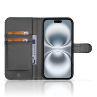 iPhone 16 Plus | Book Style Case | Wood Heart - Cadeau voor je Vriend
