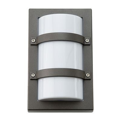 SG Trio Mini LED Wandlamp 10W 3000K grafiet IP65 IK10 633524