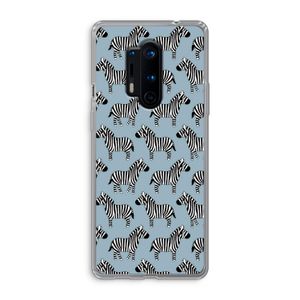 Zebra: OnePlus 8 Pro Transparant Hoesje