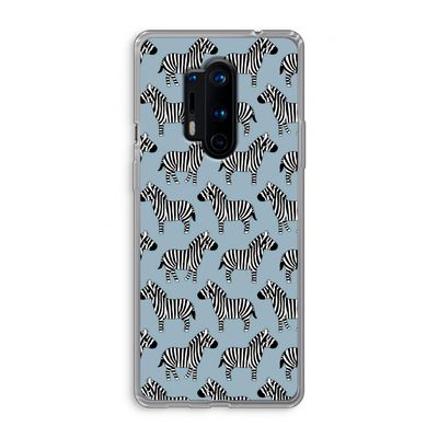 Zebra: OnePlus 8 Pro Transparant Hoesje