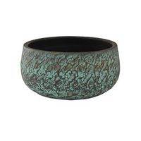 Bowl evi antiq bronze bloempot binnen 28 cm - thumbnail