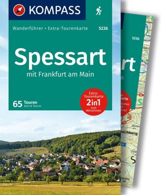 Wandelgids 5236 Kompass Wanderführer Spessart | Kompass
