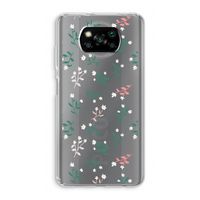 Small white flowers: Xiaomi Poco X3 Pro Transparant Hoesje