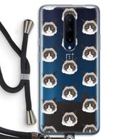 It's a Purrr Case: OnePlus 7 Pro Transparant Hoesje met koord