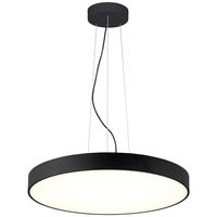 Deko Light Menkar 600 342206 Hanglamp LED LED vast ingebouwd Energielabel: F (A - G) 65 W Diepzwart (RAL 9005) - thumbnail