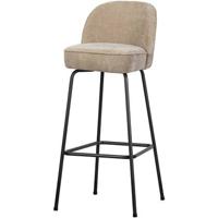 BePureHome Vogue Barkruk H 103 cm - Polyester - Sand