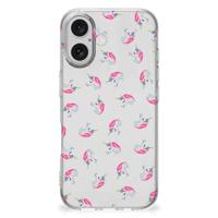 TPU bumper voor iPhone 16 plus Unicorns