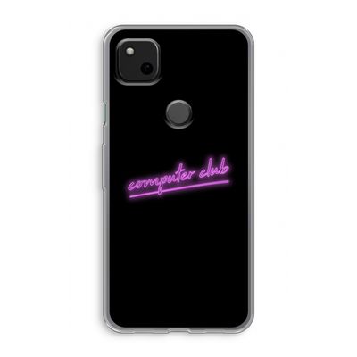 Vice Black: Google Pixel 4a Transparant Hoesje