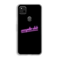 Vice Black: Google Pixel 4a Transparant Hoesje