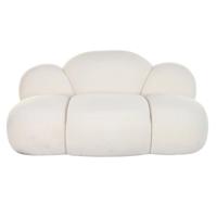 Sofa DKD Home Decor 149 x 76 x 77 cm Wolken Wit Modern
