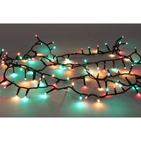 Kerstverlichting lichtsnoer - led lichtjes - groen/rood- 500 leds - 1200 cm - thumbnail