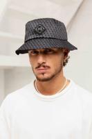XPLCT Monogram Bucket Hat Zwart - Maat One Size - Kleur: Zwart | Soccerfanshop