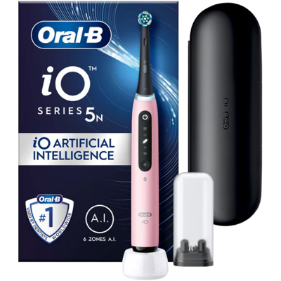 Oral-B iO Series 5N Blush Pink Elektrische Tandenborstel Oral-B iO Series 5N Blush Pink Elektrische Tandenborstel