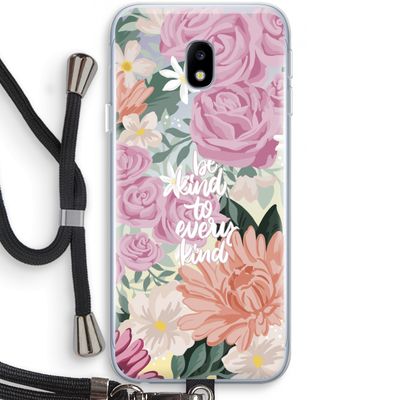 Kindness matters: Samsung Galaxy J3 (2017) Transparant Hoesje met koord