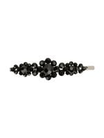 Simone Rocha barrette à fleurs - Noir