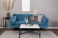 Nohr 3-zits Bank 'Tylan' Velvet, kleur Blauw
