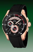 Horlogeband Jaguar J653 / J691 Rubber Zwart 22mm