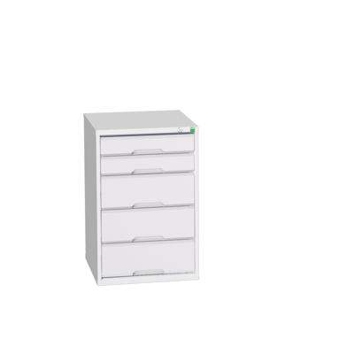 Bott Verso Schuifladenkast | 525x550x800mm | 5 Laden | RAL 7035 - 16925012.16