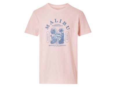 LIVERGY Heren T-shirt (Roze, L)