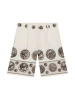 Dolce & Gabbana Kids coin-print Bermuda shorts - Tons neutres - thumbnail