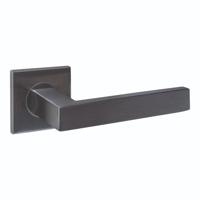 Intersteel Deurkruk Q 05 op rozet verdekt 53x53x6mm PVD Antraciet - thumbnail