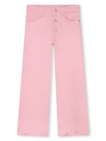 SONIA RYKIEL ENFANT pantalon évasé à plaque logo - Rose