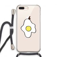 Spiegelei: iPhone 7 PLUS Transparant Hoesje met koord